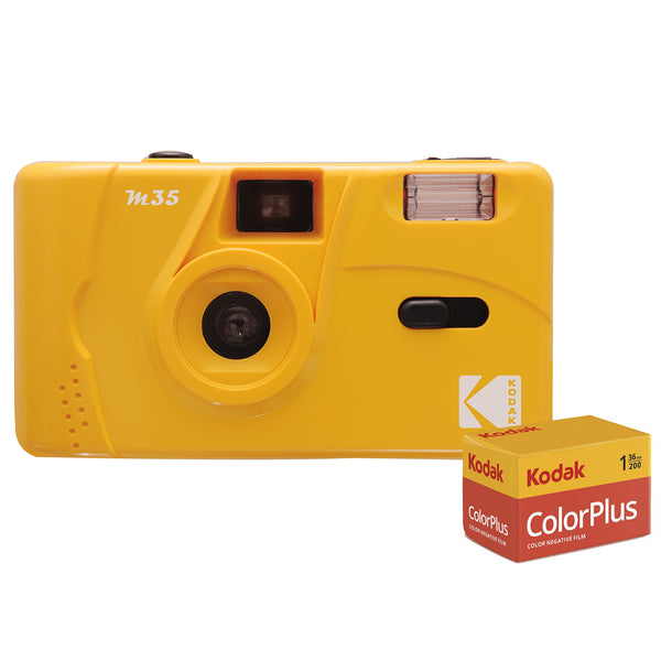 Kodak M35 Film Camera with 36 Exposure Film Pack - Yellow