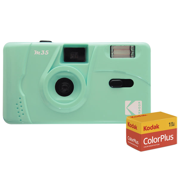 Kodak M35 Film Camera with 36 Exposure Film Pack - Mint Green