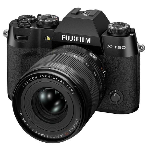 Fujifilm X-T50 Mirrorless Digital Camera with XF16-50mm Lens - Black