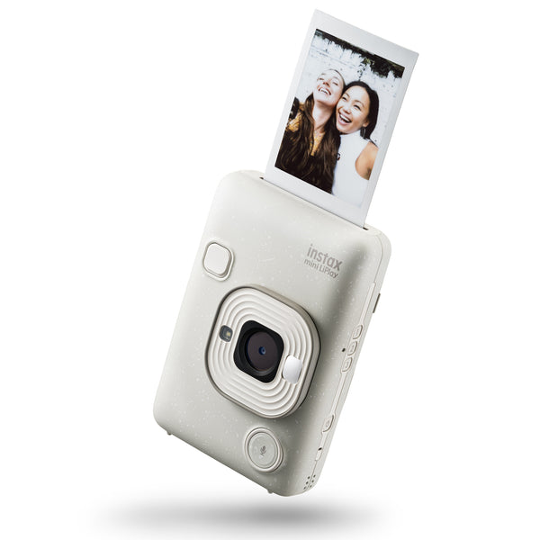 Fujifilm Instax Mini LiPlay Hybrid Instant Camera - Misty White