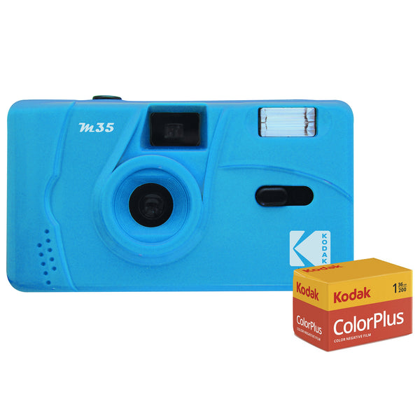 Kodak M35 Film Camera with 36 Exposure Film Pack - Cerulean Blue