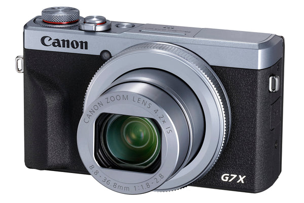 Canon PowerShot G7X MK III 20MP 4.2x Zoom Compact Camera - Silver