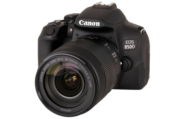 Canon EOS 850D SLR Camera Black EF-S 18-135mm f/3.5-5.6 IS USM Lens Kit