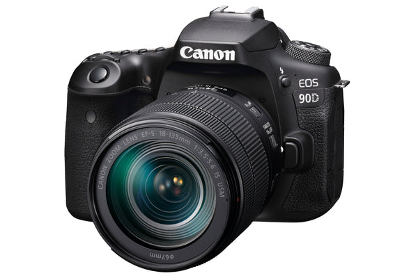 Canon EOS 90D SLR Camera Black inc EF-S 18-135mm f/3.5-5.6 Nano IS USM Lens