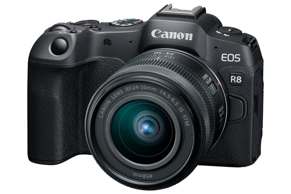 Canon EOS R8 Full Frame Mirrorless Camera inc RF 24-50mm F4.5-6.3 IS STM Lens